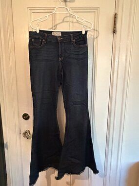Free People Wide Bell Bottom Jeans